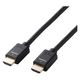 HDMI 1.4 ケーブル ハイスピード 3m 4K 30Hz ブラック GM-HD14E30BK エレコム 1個