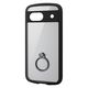 Google Pixel 8a ケース ハイブリッド 衝撃吸収 リング付 ブラック PM-P241TSLFCRBK エレコム 1個