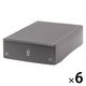 デスクボックス（M） ブラック 1セット（1個×6） LAKOLE/ラコレ