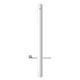 サンポール ピラー スチール製 FPA-14UH-F00(W) 1本（直送品）