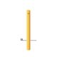 サンポール ピラー スチール製 FPA-11U-F00(Y) 1本（直送品）