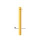 サンポール ピラー スチール製 FPA-11U-F01(Y) 1本（直送品）