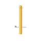 サンポール ピラー スチール製 FPA-12U-F01(Y) 1本（直送品）