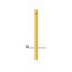 サンポール ピラー スチール製 FPA-8U-F00(Y) 1本（直送品）