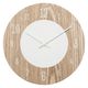 ウッド掛け時計 ホワイト LAKOLE/ラコレ