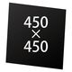 常磐精工 VASK用アルミ複合板(黒)3mm厚 450X450 VASKOP-APB450X450 1枚（直送品）