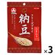 フリーズドライ納豆 ひきわりタイプ チャック付 25g 1セット（1袋×3）旭松食品