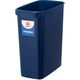 ジョインテックス 持ち手付きゴミ箱角型13L ブルー N155J-B 1個