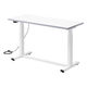サンワサプライ 電動昇降作業台 メラミン化粧天板 幅1200×奥行500mm ホワイト ERD-WDKM12050W 1台（直送品）