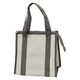 モノクロスクエア保冷トートバッグ グレー LAKOLE/ラコレ