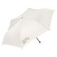 大判ベーシック折り畳み傘（55cm） アイボリー LAKOLE/ラコレ
