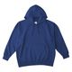 CROSS&STITCH レギュラーウェイトビッグシルエットプルパーカー 長袖 メンズ ディープブルー BP2281-19-M M無地 1枚（直送品）