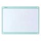 プラス 小型壁掛ホワイトボードやわらかフレーム グリーン 538127 1台