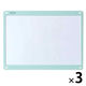 プラス 小型壁掛ホワイトボードやわらかフレーム グリーン 538127 1セット(1台×3)