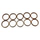 ALBA エキゾーストマフラーガスケット(10個入) EGM-08 1袋（直送品）