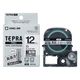 テプラ TEPRA PRO【純正】テープ 耐熱ラベル 幅12mm 白ラベル（黒文字） SN12K 1個 キングジム