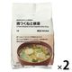 無印良品 素材を生かした味噌汁 鶏つくねと根菜 4食入 1セット（1袋（4食入）×2） 良品計画
