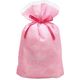 包む シンテックス巾着BAG Lサイズ マチ付き ピンク T-2275-L 1枚