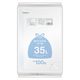 ゴミ袋 半透明 結びひも付 ポリ袋 普通 35L 100枚入 1パック 厚さ：0.015mm オルディ