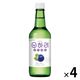 韓国焼酎 スナリ ブルーベリー 12度 360ml 1セット（1本×4） リキュール ロッテ酒類ジャパン