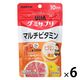 UHA味覚糖　UHAグミサプリ　マルチビタミン（10日分）　ピンクグレープフルーツ味　1セット（1袋（20粒入）×6）