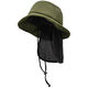 ヤマショウ 遮光メッシュハット しまえる遮光タレ付き グリーン YCH-083GR 1個（直送品）