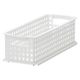 吉川国工業所 組み合わせて使える収納バスケット スリムS ホワイト MOS-22_W 1個