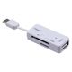 ナカバヤシ 変換アダプタ機能Type-C SD・microSDカードリーダー・ライターWH CRW-CSD90W 1個