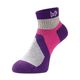 エビスニット 吸汗速乾メリノウール使用ショートソックス パープル 23~25cm TR-1417 1足 67-4573-11（直送品）