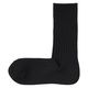 【メンズ】無印良品 紳士 足なり直角 リブ編み 厚手靴下 25～27cm 黒 良品計画