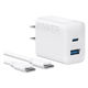 Anker Charger(20W、 2ーPort)with USBーCケーブル B2348N21 1個