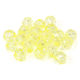日本紐釦貿易 クラフトビーズ プラスチックビーズ 25個入 12mm イエロー A1-2 1袋25個入/1セット10袋（直送品）