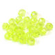 日本紐釦貿易 クラフトビーズ プラスチックビーズ 25個入 12mm ライトグリーン A1-11 1袋25個入/1セット10袋（直送品）