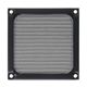 アイネックス アルミファンフィルター 90mm用 ブラック CFA-90D-BK 1個 67-9231-40（直送品）