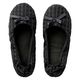 レップ 携帯スリッパ 巾着付き ソワ ブラック 550007 1足
