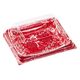 エフピコ フードパック SAY-15-12 花おどり赤 76821512 1ケース(1200個(50個×24)（直送品）