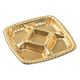 エフピコ オードブル容器 ティアラプラッター220 本体 金 48702200 1袋(25個)（直送品）