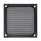 アイネックス アルミファンフィルター 80mm用 ブラック CFA-80D-BK 1個 67-9231-39（直送品）