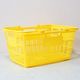 大和産業 買い物かご SBー33 イエロー 10個セット SB-33-YE-10P 1セット(10個) 538-1876（直送品）