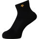 DESCENTE(デサント) バレーボール 靴下 2足組スーパーショートソックス 25-28 ブラック×ゴールド DVB9136S2（直送品）