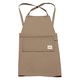 LIV PLUS CAROTE（カローテ） エプロン バッククロス 腰巻き 2WAY ブラウン NM-5062 1個