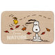 センコー スヌーピー ネイチャー ふんわりやわらかラグ 約50×80cm ベージュ SNI240413 1枚（直送品）