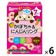 【7ヶ月頃から】和光堂 赤ちゃんのおやつ+Ca かぼちゃ＆にんじんリング 4g×3袋入 1セット（1個×6） アサヒグループ食品
