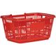 スーパーメイト カゴCBー33Eピュアレッド360×505×250 CB-33EPR 1個 339-8430（直送品）