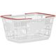 スーパーメイト カゴCBー33Eホワイト×チェリーピンク360×505×250 CB-33EWCP 1個 339-8429（直送品）