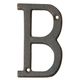トレード sign city アイアンアルファベット 「B」 木製ボード 切文字 60523ー02 6300056801 1個（直送品）