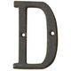 トレード sign city アイアンアルファベット 「D」 木製ボード 切文字 60523ー04 6300056803 1個（直送品）