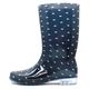阪神素地 阪神 LB8120 ロングレインブーツ M ドット紺 1足（直送品）