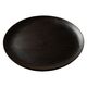ヤマコー 杉・大丸皿 黒 1尺5寸 32576 1枚（直送品）