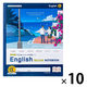 日本ノート 英語ノート 意味順ガイド付 AB判（B5ワイド判） 13段24枚 CF05F13 1セット（1冊×10）